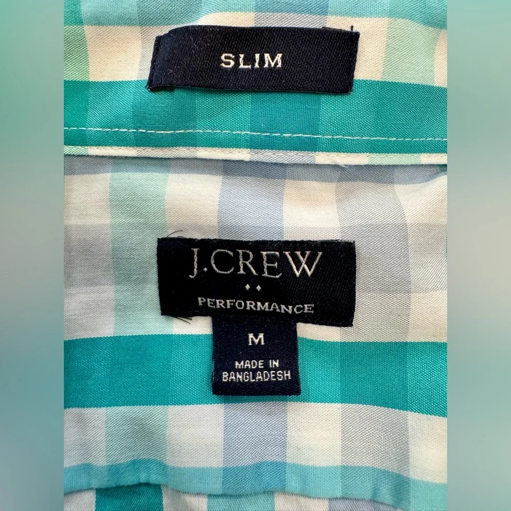 NWOT J. Crew Men’s Performance Slim Fit Button‎ Town
